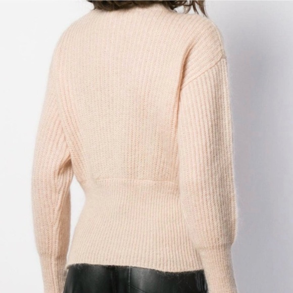 Zimmermann Pink Peach Bow Sweater - Picture 4 of 8